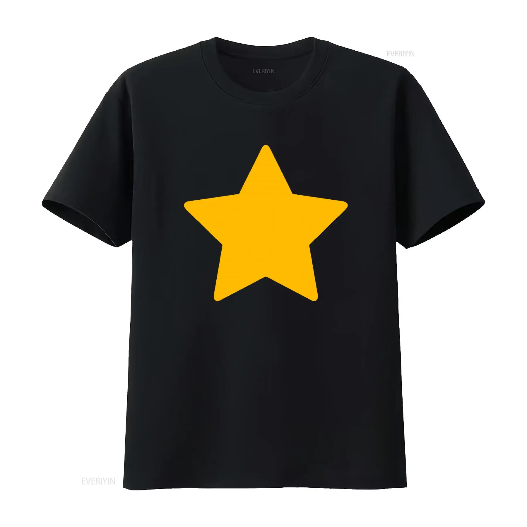 Vintage Fashion Jersey - Steven Universe Yellow Star Print T