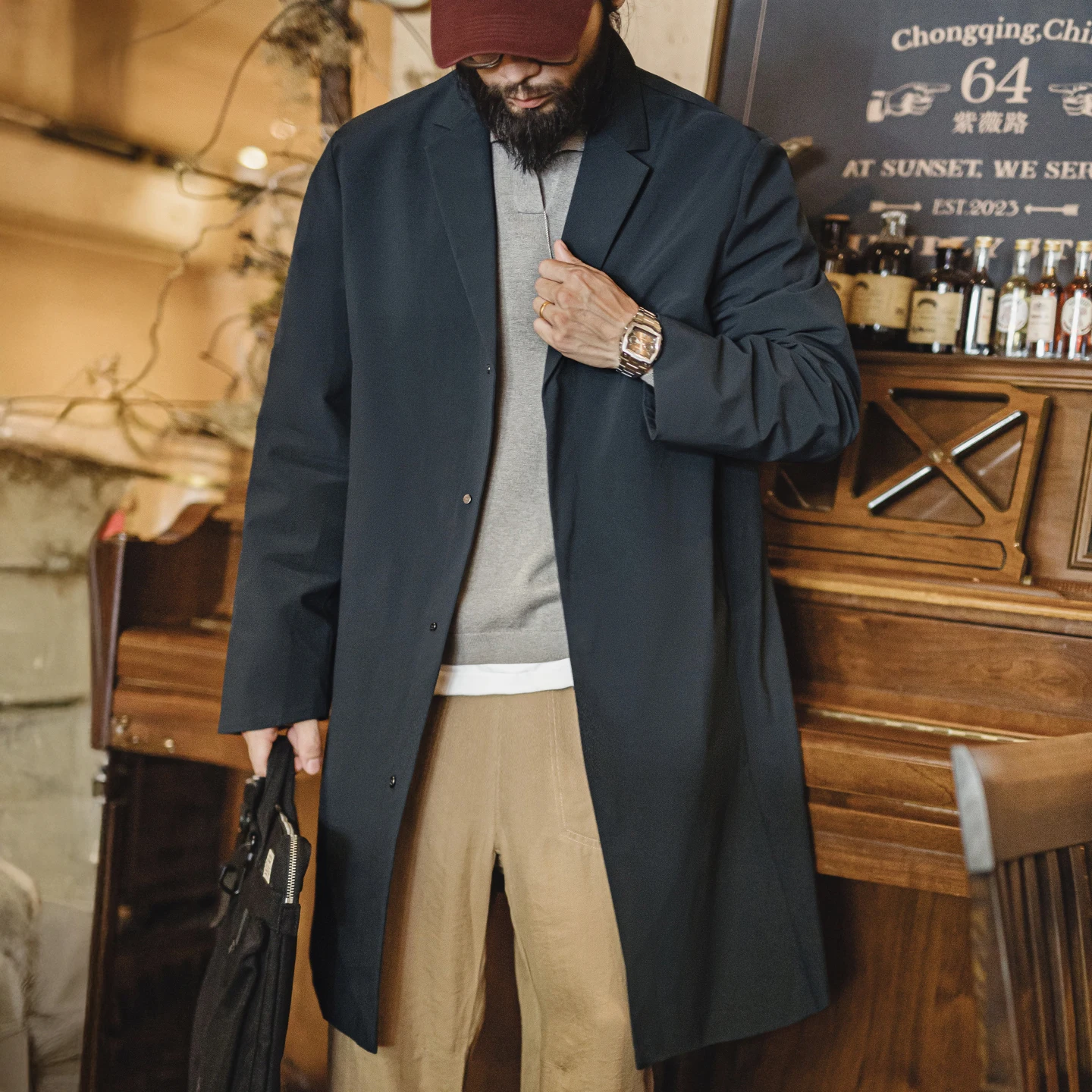Maden Men’s Trench Coat Britis - đánh giá và giá Vintage Windbreaker Nylon