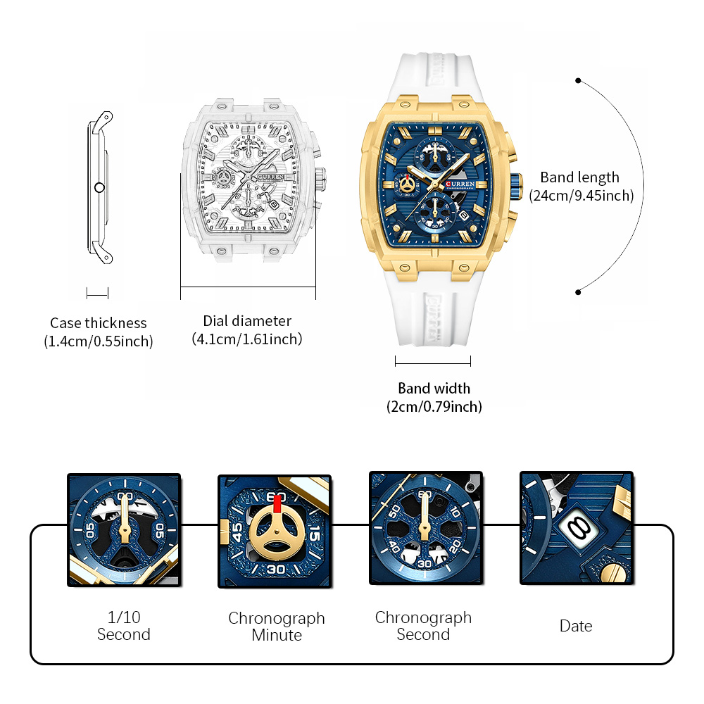 CURREN Luxury Vintage Watch fo - đánh giá và giá Vintage Fashion Enthusiasts