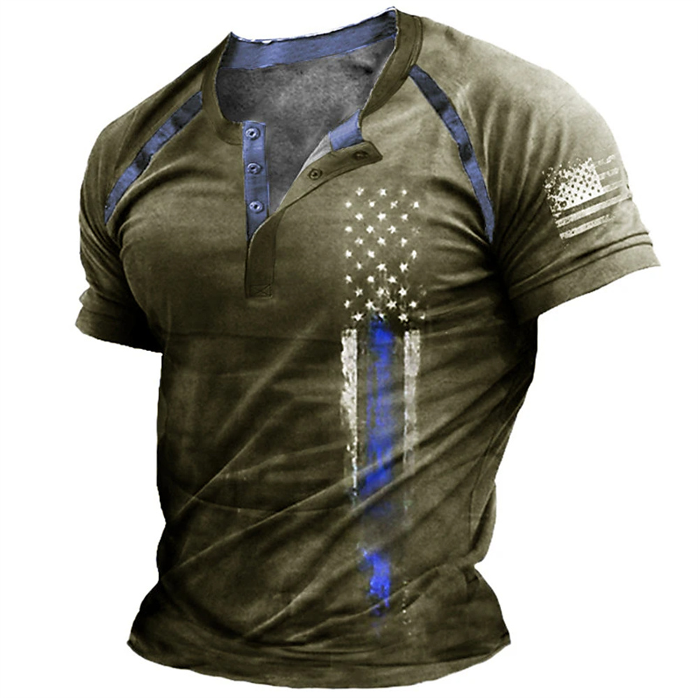 Funny 3D American Flag Print M - đánh giá và giá Vintage Fashion Enthusiasts