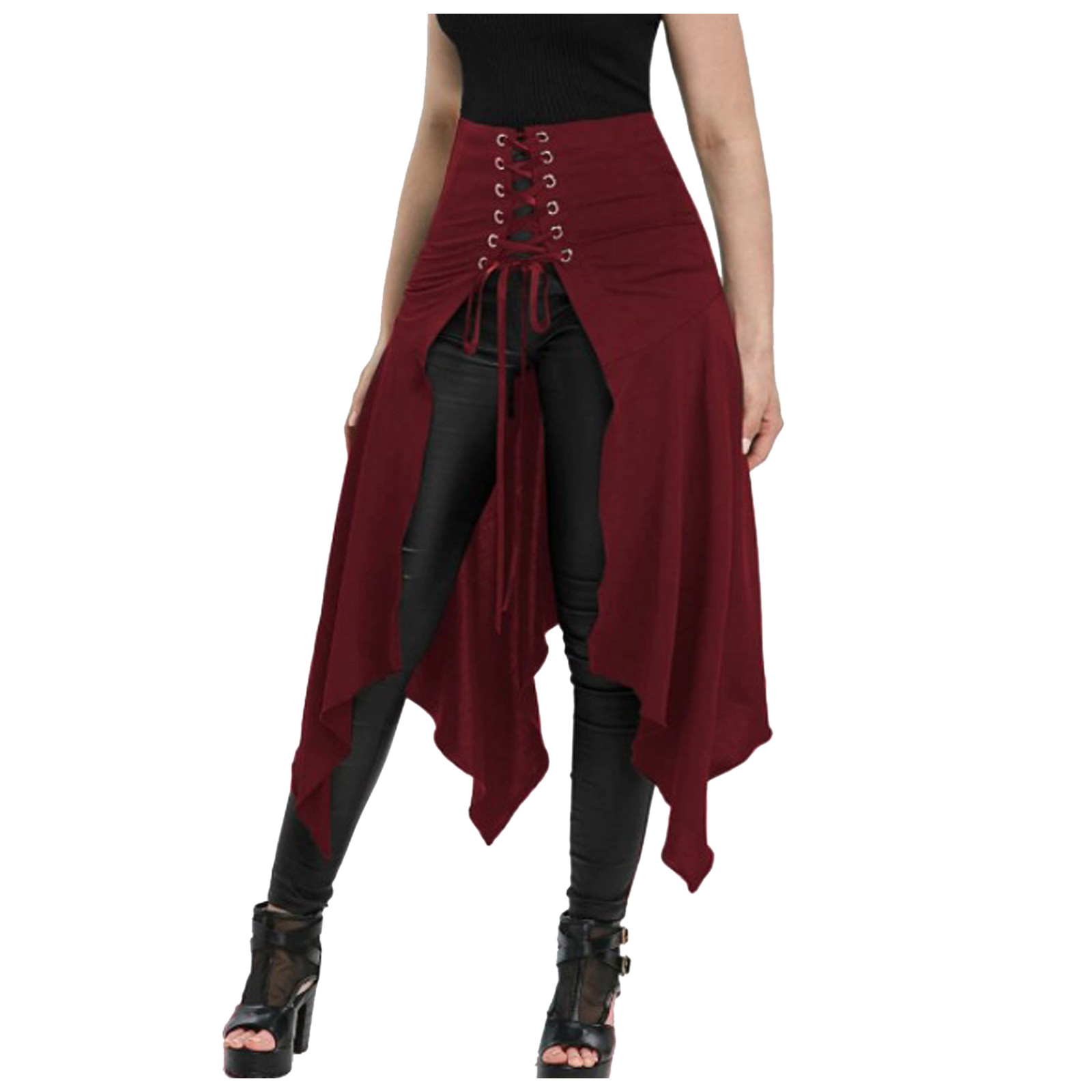 Gothic Skirt Black Medieval Vi - đánh giá và giá Vintage Fashion Dresses
